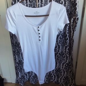 Ribbed Hollister Bodysuit